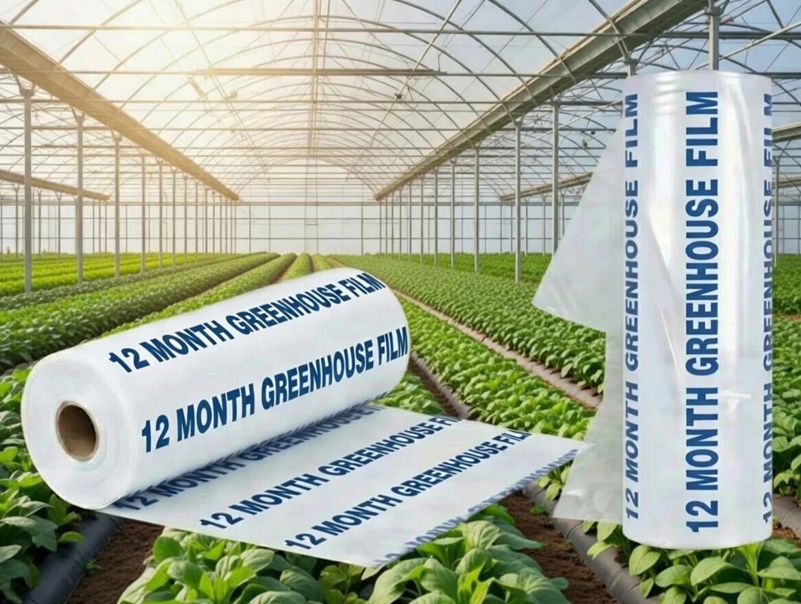 12-month UV-resistant greenhouse plastic